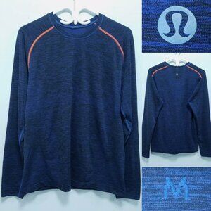Lululemon Metal Vent Tech Long Sleeve Lux Pullover Sweater Indigo Size Medium